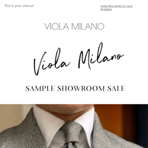 New Stock - SHOWROOM SAMPLE SALE