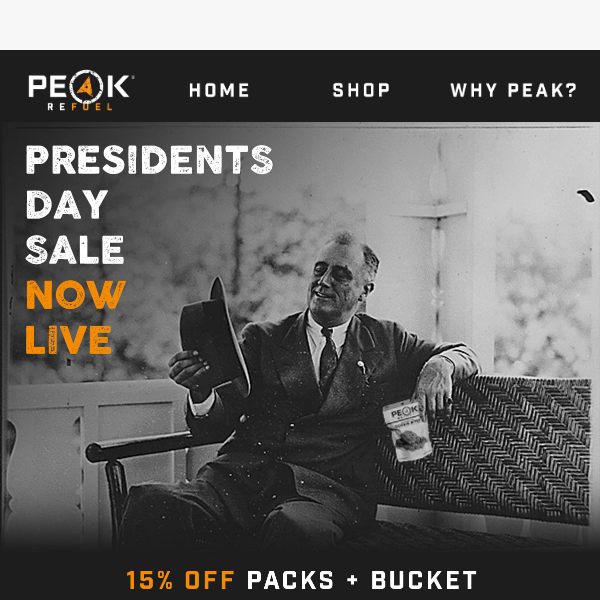 Presidents Day Savings Start NOW 🔥