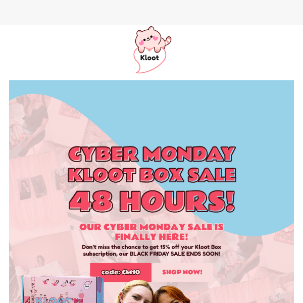 🦋Our KPOPPIN' CYBER MONDAY SALE is still going on!