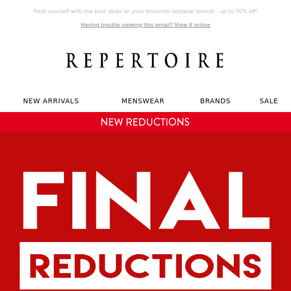 FINAL REDUCTIONS | Top Picks For You