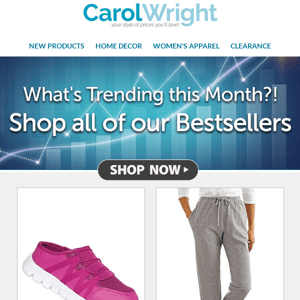 What's Trending this Month?! Shop all of our Bestsellers