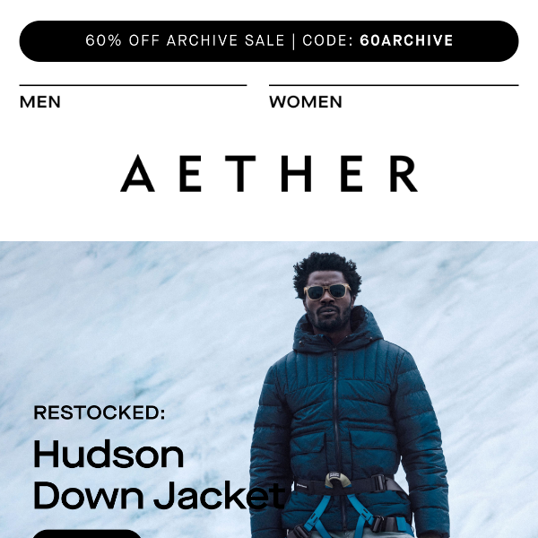 Restocked: Hudson Down Jacket