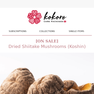 🍄[SALE] Dried Shiitake Mushroom (Koshin) (Also available in our "Umami" Care Package)