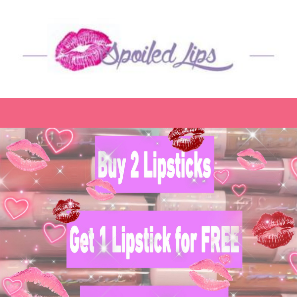 Lipstick Bogo Deal! Get ‘Em While You Can!