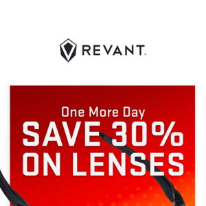 Save 30% on Revant Lenses.