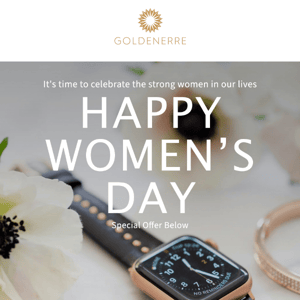 Happy Women's Day! ♀Glam Offer Inside