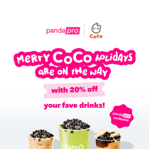 Whoever said you can't order CoCo doesn't know it's 20% off!