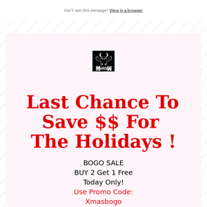 Last Chance To Save $$$