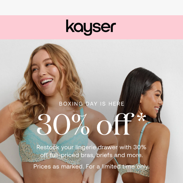 Kayser Lingerie - Latest Emails, Sales & Deals