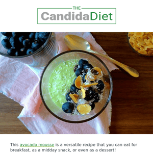 Quick-and-Easy Avocado Mousse // Undecylenic Acid for Candida