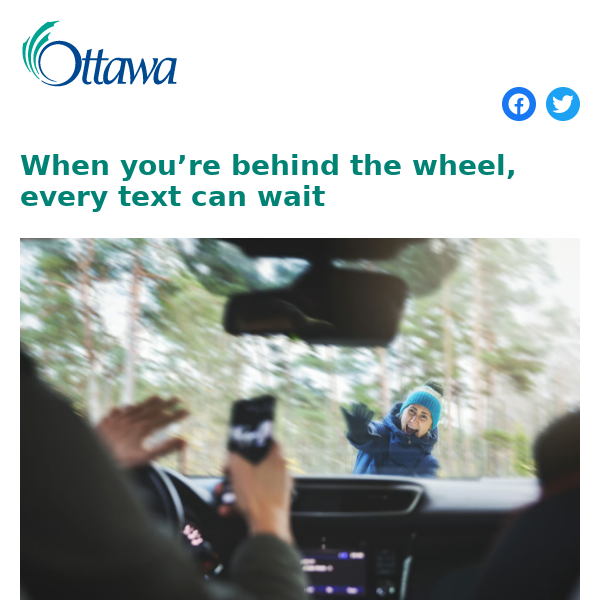 When you’re behind the wheel, every text can wait