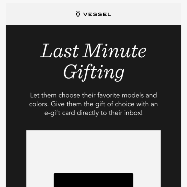 Vessel Gift Card