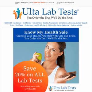 Discover the Power of Prevention: Save 20-50% on All Lab Tests Today!