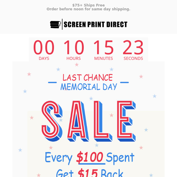 Memorial Day Sale [FINAL HOURS]  🇺🇸