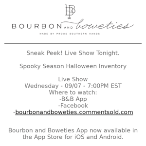 SNEAK PEEK - SPOOKY 🎃 - LIVE SHOW TONIGHT!