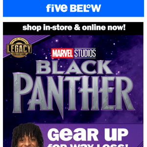 gear up with your fave Marvel Studios' Black Panther merch!