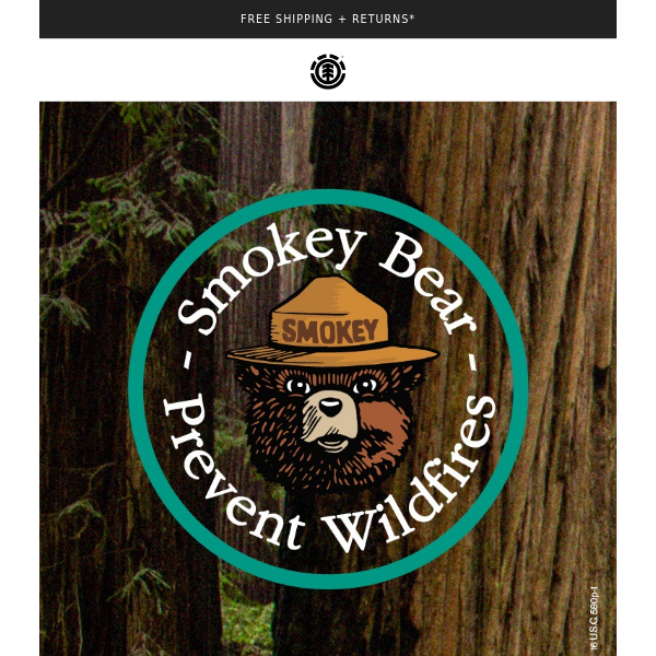 Element and Smokey Bear Team Up Again