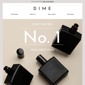 No.1 Early access: Our First-Ever Cologne Is Here