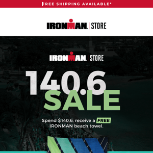 🚨 IRONMAN Store 140.6 Sale