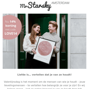 💖14% Valentijnsdag korting met de code LOVE14💖