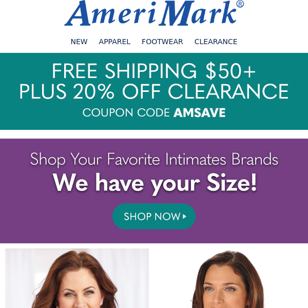 Shop Your Favorite Intimates Brands - Ameri Mark