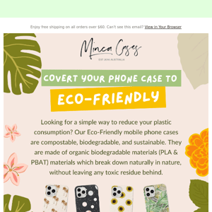 Eco Friendly Case Restock | New Styles Added! 🌿