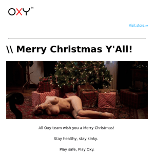 🎅 Merry Kinky Christmas from the Oxy Family