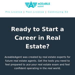 AceableAgent provides you with everything you need to succeed in real estate