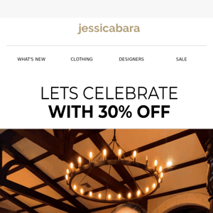Let’s Celebrate with 30% Off
