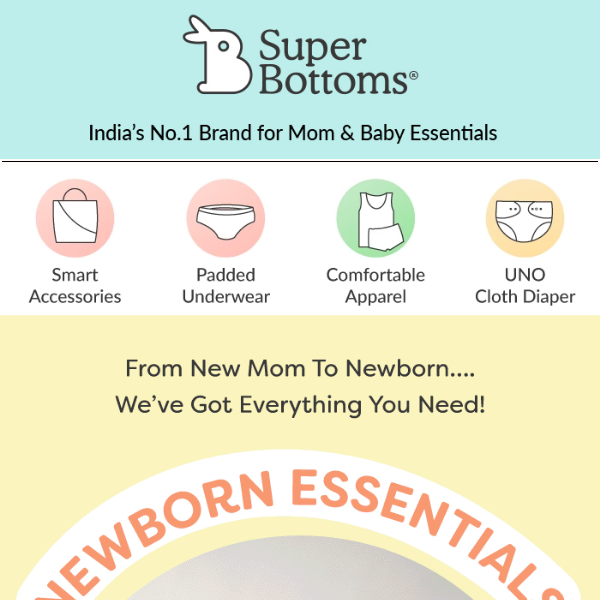 👉 Super Bottoms, IMP: For Babies Under 9M Old! 👶