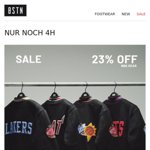 NBA Sale endet in 4h, BSTN Store! 🔥