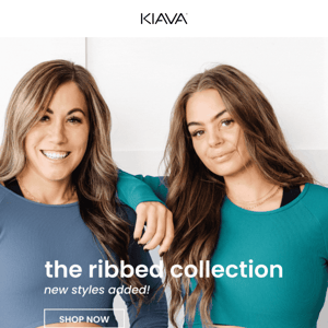 Ribbed Collection: TWO NEW STYLES ⚡️