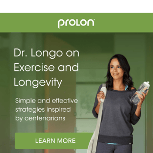 Learn from the Expert: Dr. Longo’s Exercise Blueprint