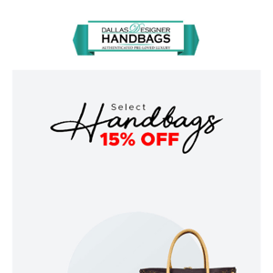 15% Off on Must-Have Styles