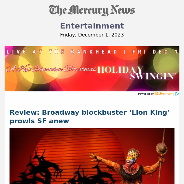 Review: Broadway blockbuster ‘Lion King’ prowls SF anew