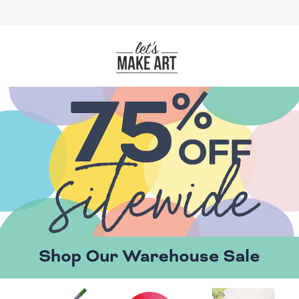 ICYMI: 75% off SITEWIDE