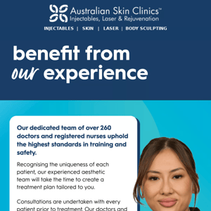 Benefit from our experience!