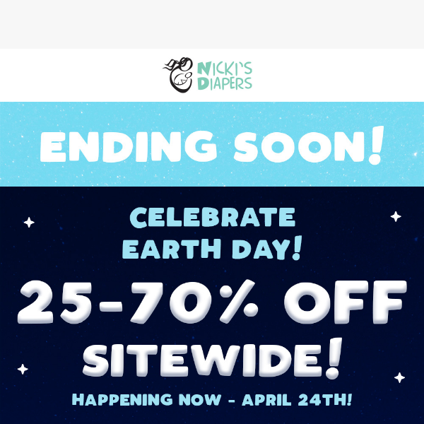 Nicki's up to 70% OFF Earth Day Sale Ends Soon!