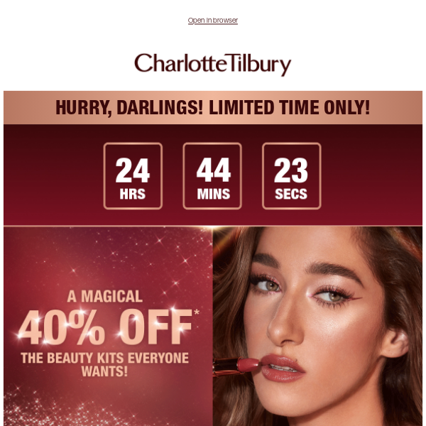 Did You Hear, Darling? A MAGICAL 40% OFF Beauty Kits ✨