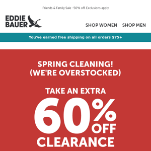 NEW MARKDOWNS! Extra 60% Off Clearance