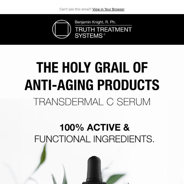 Your Holy Grail of Anti-Aging