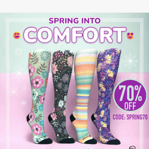 🌸 Save 70% This Weekend on Our Spring Collection! 🌼