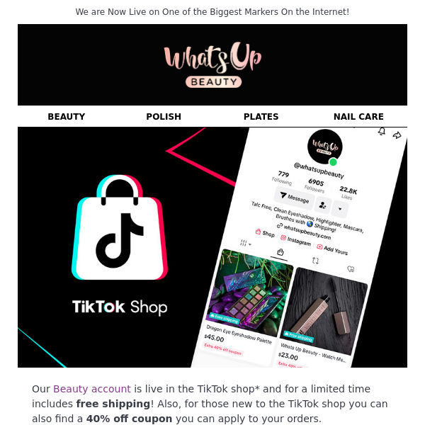 Unlock Your Savings: Our TikTok Shop is Now Live!