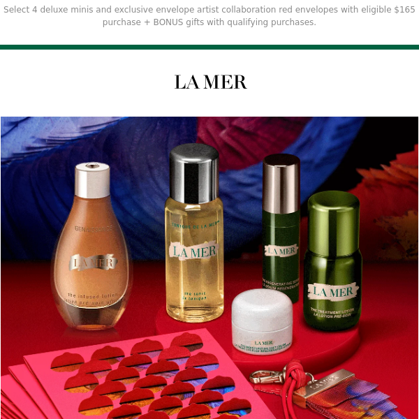 Don't forget to celebrate Lunar New Year with La Mer gifts