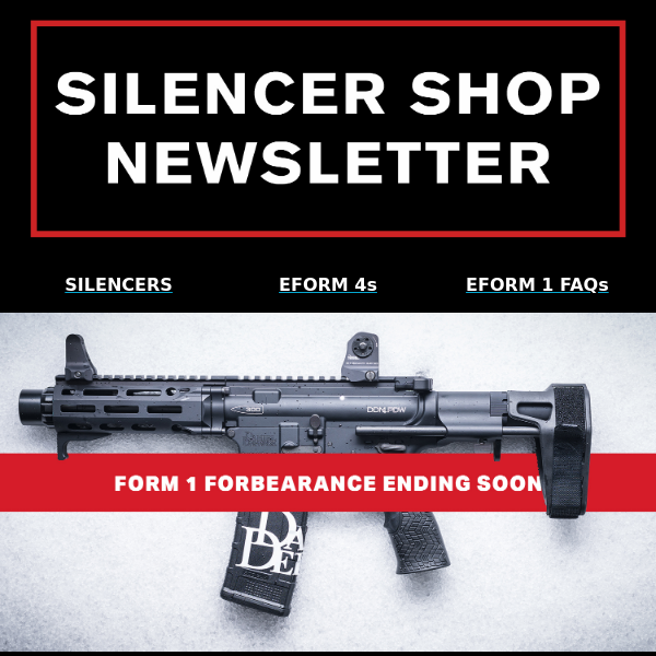 Free Tax Stamps on Your Favorite Suppressors!