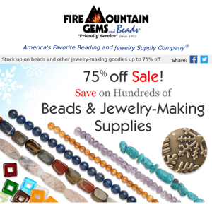 75% off BEADS and Supplies - What Could be Better?