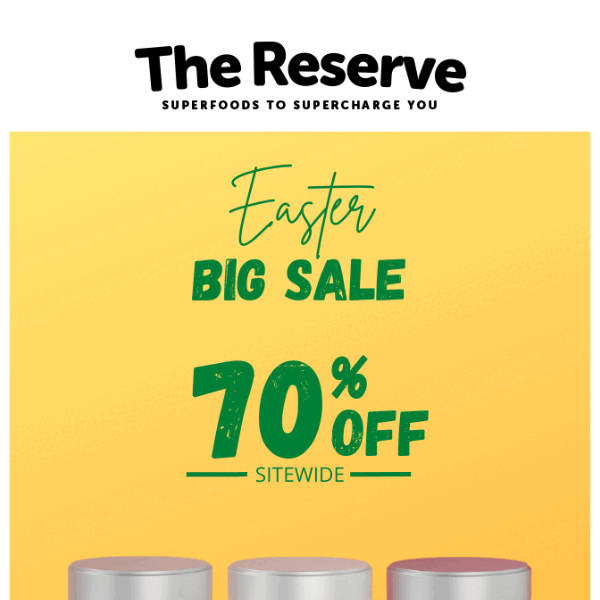 70%OFF Easter Sale | All your favorite flavors are HERE!