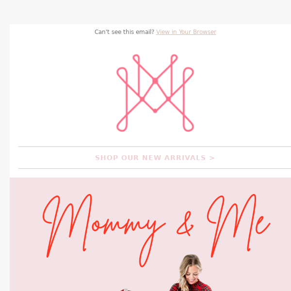 40% Off Mommy & Me Styles for 24 Hours!