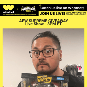 🚨 FIGURE 4 FRIDAY: AEW SUPREME GIVEAWAY!