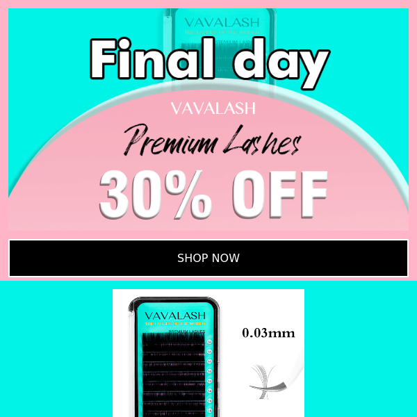 30% OFF Last Day❗ Warning🚨